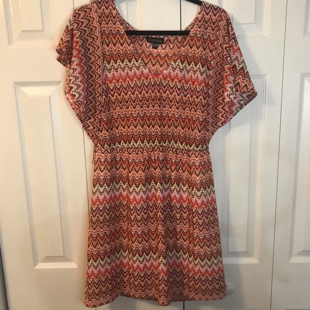 Tribal multicolor dress never worn